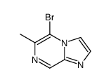 5-bromo-6-methylimidazo[1,2-a]pyrazine Structure