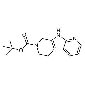 5,6,8,9-四氢-7H-吡咯并[2,3-b:5,4-c']二吡啶-7-羧酸叔丁酯结构式