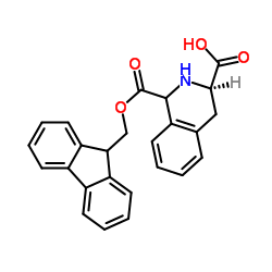 N-Fmoc-L-1,2,3,4-四羟基异喹啉-3-甲酸结构式