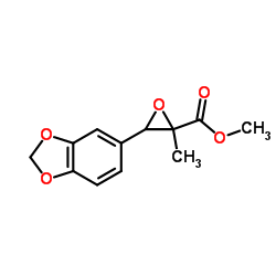 3-(1,3-Benzodioxol-5-yl)-2-methyl-2-oxiranecarboxylic acid methyl ester Structure