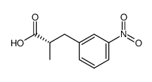 (S)-(+)-2-(3-nitrobenzyl)propionic acid Structure