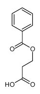 3-benzoyloxypropanoic acid Structure