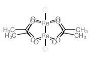 Rhenium, tetrakis[m-(acetato-kO:kO')]dichlorodi-, (Re-Re) Structure