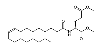 N-oleoyl-L-glutamic acid dimethyl ester Structure