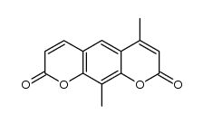 4,10-dimethylpyrano[3,2-g]chromene-2,8-dione Structure