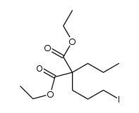 diethyl 2-(3-iodopropyl)-2-propylmalonate结构式