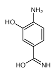 Benzamide, 4-amino-3-hydroxy- (9CI) Structure