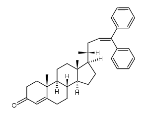 24.24-diphenyl-choladien-(4.23)-one-(3)结构式