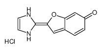 2-(1,3-dihydroimidazol-2-ylidene)-1-benzofuran-6-one,hydrochloride Structure