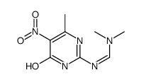 2-[(Dimethylamino)methylene]amino-6-methyl-5-nitro-4-pyrimidinol Structure