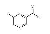 5-碘吡啶-3-羧酸结构式