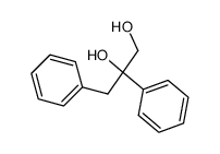 (RS)-(+/-)-2,3-diphenyl-1,2-propanediol结构式