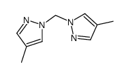 4-methyl-1-[(4-methylpyrazol-1-yl)methyl]pyrazole结构式