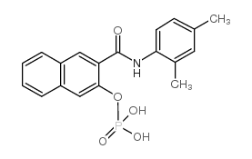 色酚AS-MX磷酸盐结构式