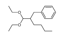 2-Benzylhexanal-diethyl-acetal Structure