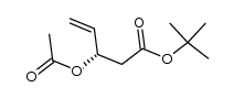(3S)-3-acetoxy-4-pentenoic acid tert-butyl ester Structure