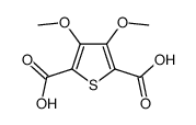 3,4-dimethoxythiophene-2,5-dicarboxylic acid结构式
