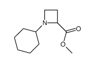 Methyl 1-cyclohexyl-2-azetidinecarboxylate结构式