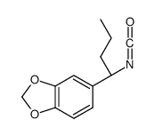 5-[(1R)-1-isocyanatobutyl]-1,3-benzodioxole Structure