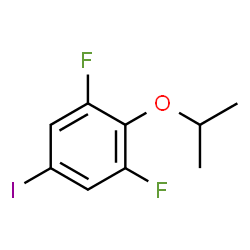 1,3-Difluoro-5-iodo-2-isopropoxybenzene Structure