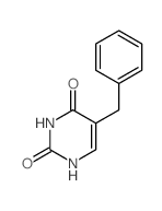 2,4(1H,3H)-Pyrimidinedione,5-(phenylmethyl)-结构式