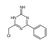 4-(chloromethyl)-6-phenyl-1,3,5-triazin-2-amine Structure