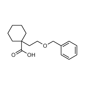1-(2-(苯氧基)乙基)环己烷羧酸结构式