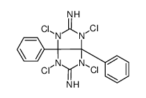 1,3,4,6-tetrachloro-3a,6a-diphenylimidazo[4,5-d]imidazole-2,5-diimine Structure