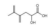 2-hydroxy-5-methyl-4-methylenehex-5-enoic acid Structure