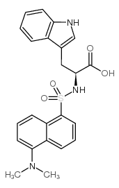 NΑ丹磺酰-L-色氨酸环己铵盐结构式
