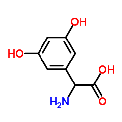(RS)-3,5-二羟基苯甘氨酸结构式