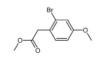 METHYL-2-BROMO-4-METHOXYPHENYLACETATE structure