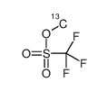 methyl trifluoromethanesulfonate Structure