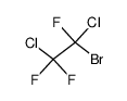 1-bromo-1,2,2-trifluoro-1,2-chloroethane结构式