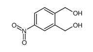 (4-硝基-1,2-亚苯基)二甲醇结构式