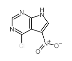 4-chloro-5-nitro-7H-pyrrolo[2,3-d]pyrimidine Structure