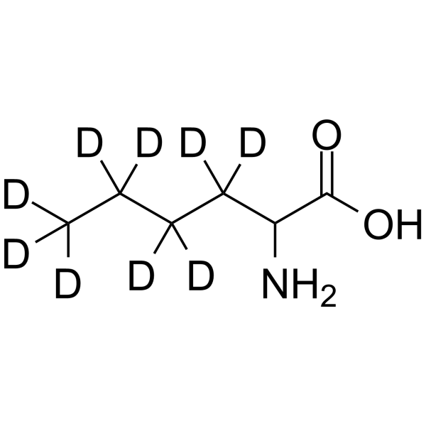 DL-2-Aminohexanoic acid-d9 Structure