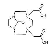 13-oxo-1,4,7,10-Tetraazabicyclo[8.2.1]tridecane-4,7-diacetic Acid Structure