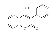 4-甲基-3-苯基香豆素结构式