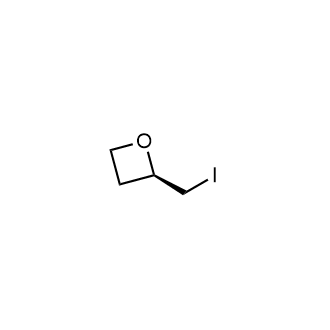 (R)-2-(碘甲基)氧杂环丁烷结构式