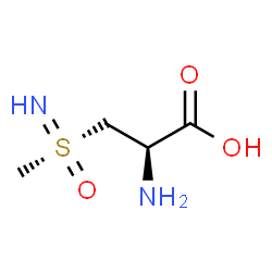 L-Alanine, 3-[[S(R)]-S-methylsulfonimidoyl]- (9CI)结构式