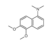 5,6-Dimethoxy-N,N-dimethyl-2-naphthalenamine Structure