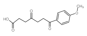 7-(4-甲氧基-苯基)-4,7-二氧杂庚酸结构式