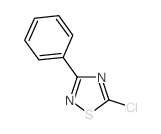 1,2,4-Thiadiazole,5-chloro-3-phenyl- Structure