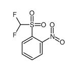 1-(difluoromethylsulfonyl)-2-nitrobenzene结构式