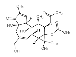 12,13-二乙酸佛波醇结构式