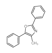 Oxazole,4-methyl-2,5-diphenyl-结构式