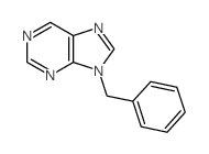 9H-Purine,9-(phenylmethyl)- Structure