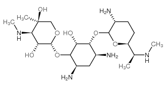 庆大霉素C1五乙酸酯盐结构式