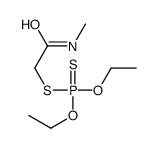 2-diethoxyphosphinothioylsulfanyl-N-methylacetamide结构式